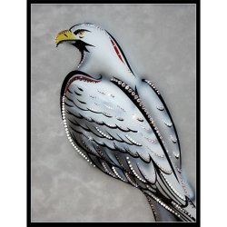 Картина Символ власти и силы c кристаллами Swarovski