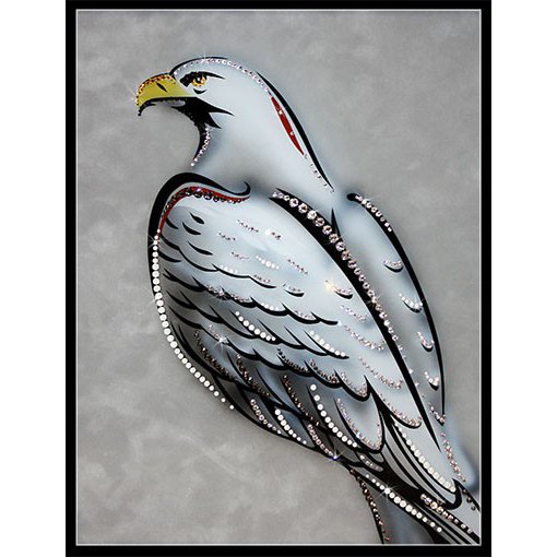 Картина Символ власти и силы c кристаллами Swarovski