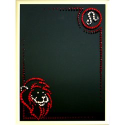 Фоторамка с кристаллами Swarovski - Лев