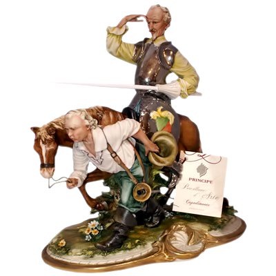 Статуэтка из фарфора Композиция Дон Кихот Porcellane Principe 617/PP