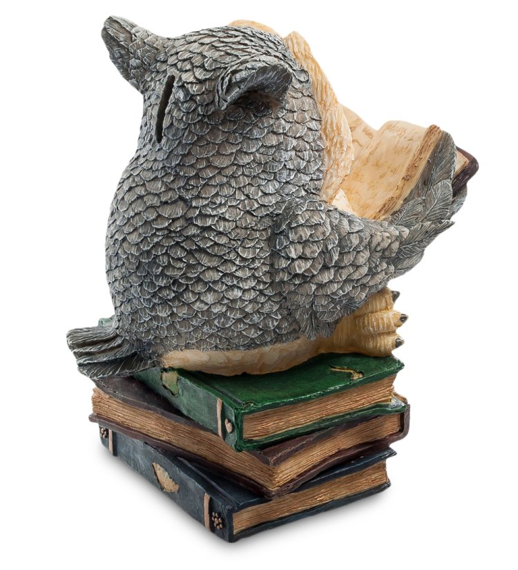 Копилка Сова - Хочу все знать Sealmark MB-6285-LB, оборотная сторона