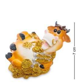 Статуэтка Бык символ 2021 года - знак зодиака Водолей