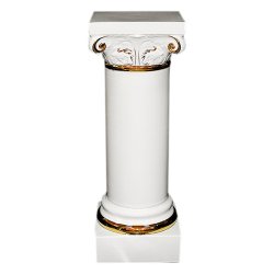 Белая колонна из керамики Афины