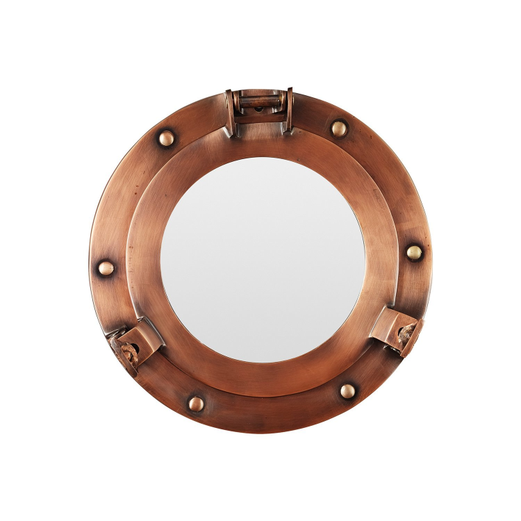 Зеркало Иллюминатор антик, диаметр 24 см