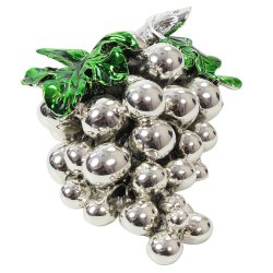 Статуэтка Гроздь винограда с зелёными листочками