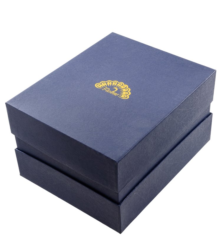 Статуэтка из бисквитного фарфора с подсветкой Филин с совенком Pavone JP-186/ 23, фотография коробочки