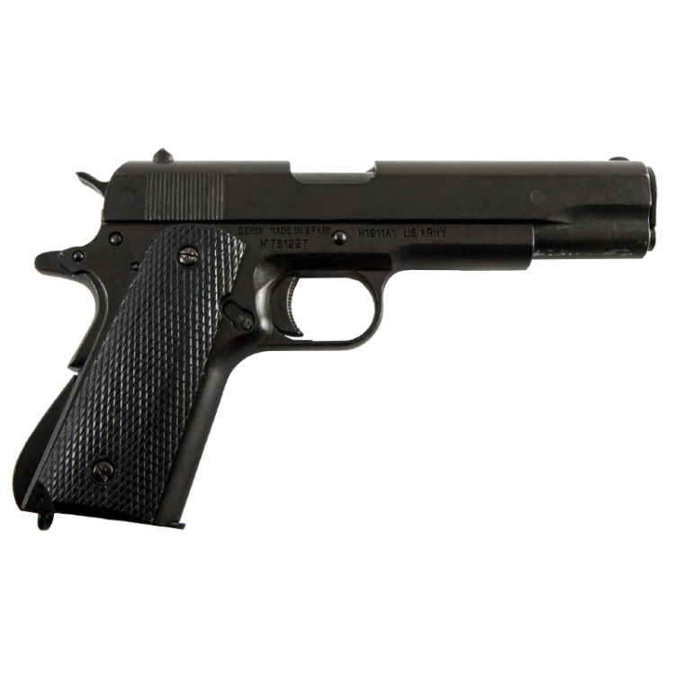 Макет Пистолета Кольт 45 калибра 1911 года Denix 1312