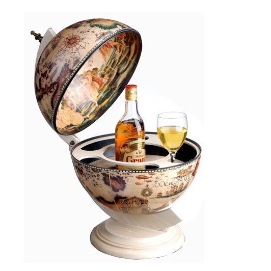 Глобус-бар настольный светлый Jufeng JG33002W