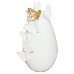 Ваза дя цветов из фарфора Золотая летняя бабочка