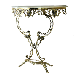 Консоль Бикош, золотая