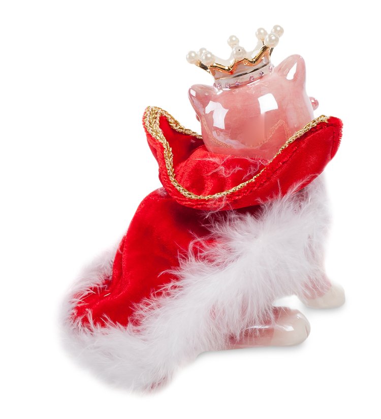 Статуэтка из керамики Кошка Принцесса Pavone CMS-31/38, фотография со спины