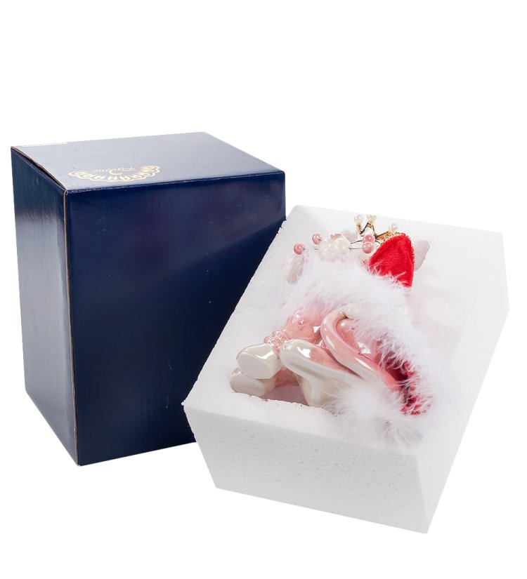 Статуэтка из керамики Кошка Принцесса Pavone CMS-31/38, фотография в упаковке