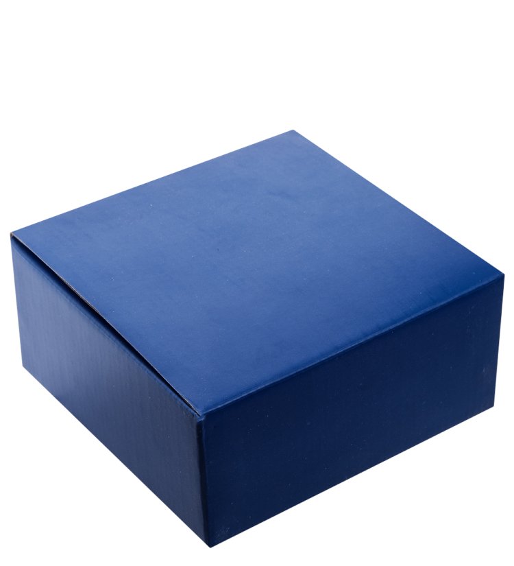 Чайная пара из фарфора Элегантность, синяя Pavone JK-241, фотография коробки