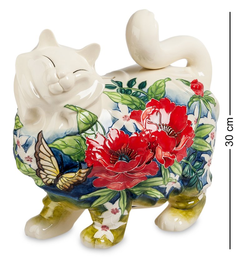 Копилка из фарфора Кошка-Весна Pavone JP-158/ 1