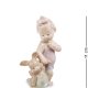 Фигурка из фарфора Девочка с зайчиком Pavone JP-15/17