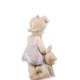 Фигурка из фарфора Девочка с зайчиком Pavone JP-15/17, фотография в упаковке