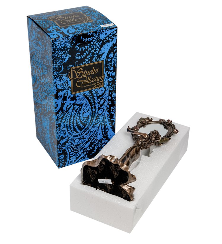 Зеркало Девушка с цветами лотоса Veronese WS-969, упаковочный вид