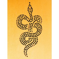 Картина Змея c кристаллами Swarovski