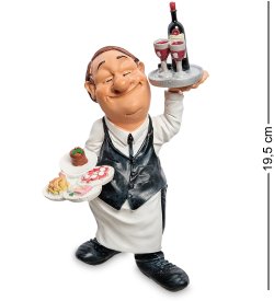 Статуэтка Официант с подносом