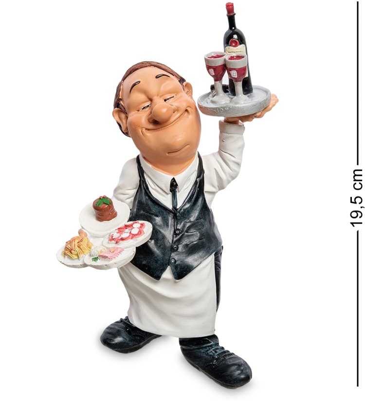 Статуэтка Официант с подносом The Comical World of Stratford RV-721