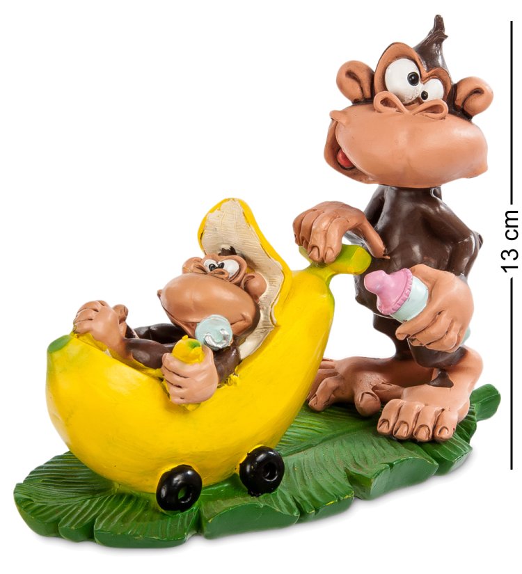 Фигурка Обезьяна с детенышем Муси-пуси The Comical World of Stratford RV-488