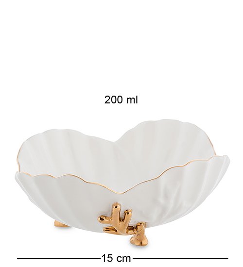 Конфетница из фарфора Морская ракушка Pavone FM-34/14