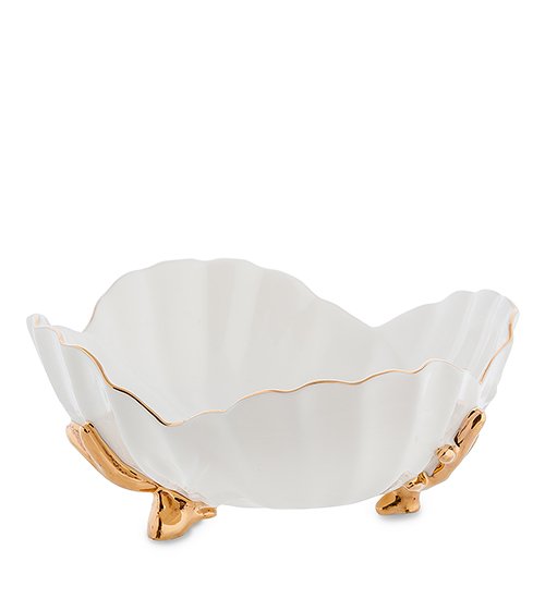 Конфетница из фарфора Морская ракушка Pavone FM-34/14, оборотная сторона