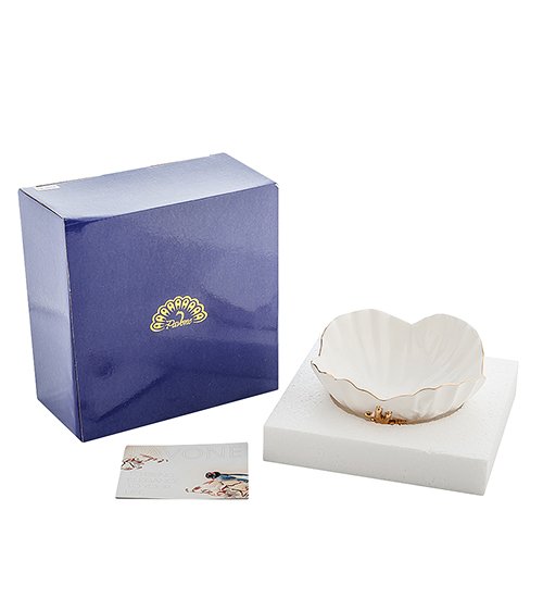 Конфетница из фарфора Морская ракушка Pavone FM-34/14, упаковочный вид