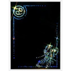 Фоторамка с кристаллами Swarovski - Рак