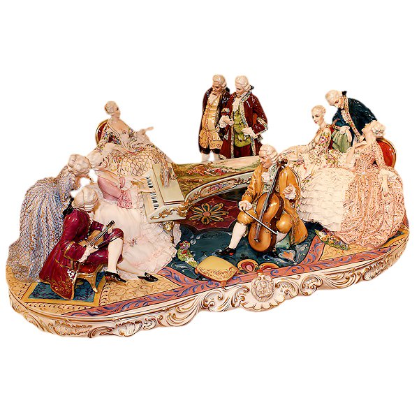 Статуэтка из фарфора Концертная группа Elite & Fabris 347/EL