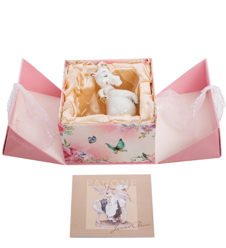 Статуэтка из фарфора Скромный Дракон Pavone JP-41/ 2, упаковочный вид