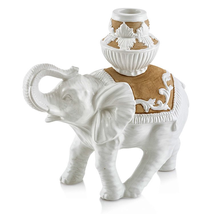 Керамический подсвечник Слон