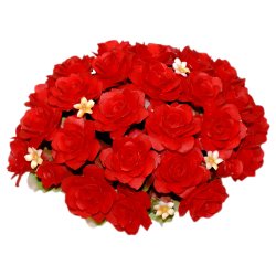 Фарфоровая статуэтка красные Розы