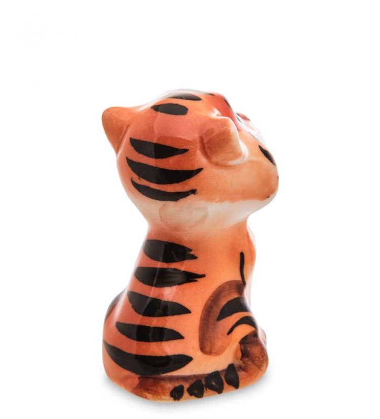 Фигурка Тигренок Джек Цветная гжель ГЛ- 36, оборотная сторона