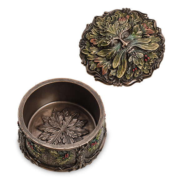 Шкатулка Зеленый человек Veronese WS-1127, разборный вид