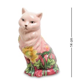 Статуэтка из фарфора Розовая кошечка