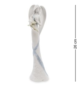 Статуэтка из фарфора Ангел хранитель с цветами