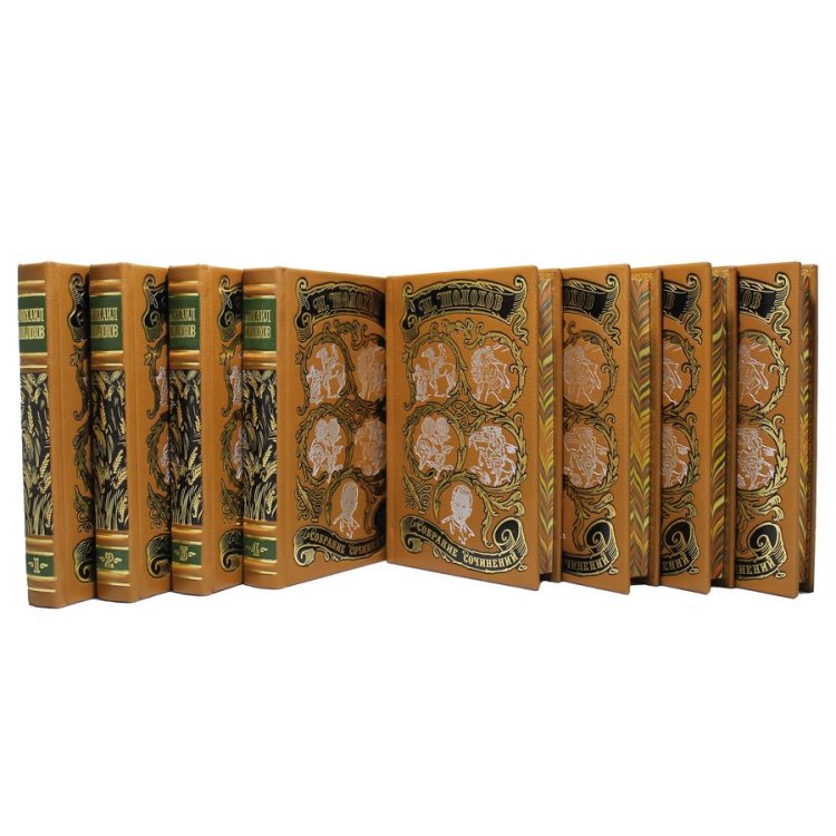 Книги в кожаном переплете Шолохов Михаил Александрович - Собрание сочинений в 8 томах BG1317S, фотография 3