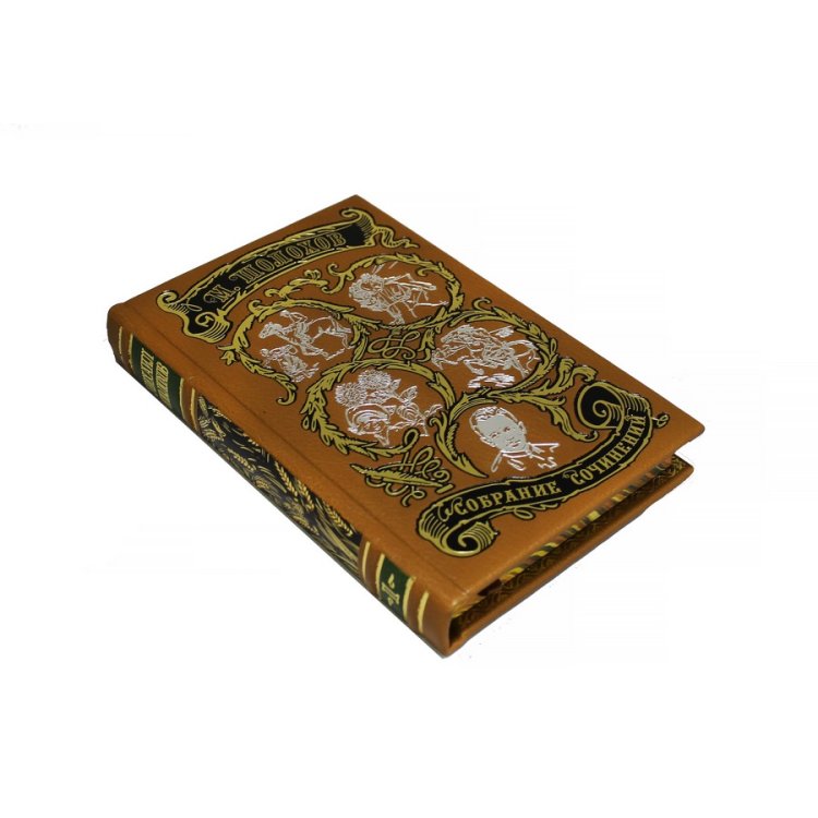 Книги в кожаном переплете Шолохов Михаил Александрович - Собрание сочинений в 8 томах BG1317S, фотография книги с боку