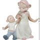 Статуэтка из фарфора Обезьянки Мамина поддержка Pavone JP-81/ 6