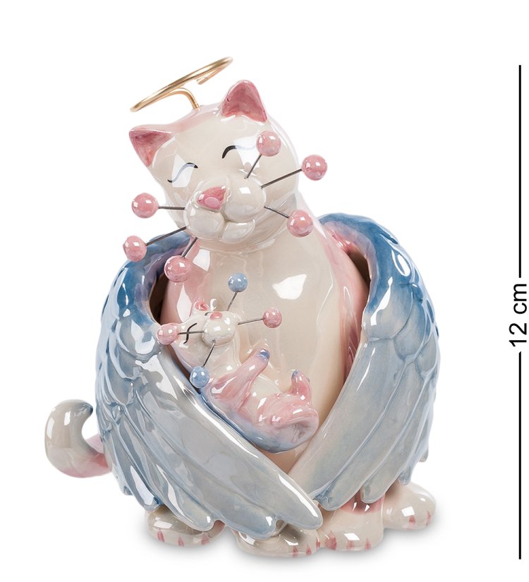 Статуэтка из керамики Кошка Ангел Анжелика Pavone CMS-31/41