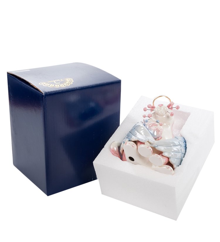 Статуэтка из керамики Кошка Ангел Анжелика Pavone CMS-31/41, фотография в упаковке