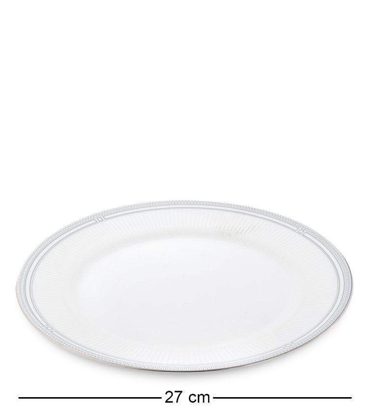 Чайный набор на 2 персоны с 4 тарелками Венецианская Классика Pavone JK-103, фотография тарелки 27 сантиметров