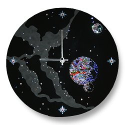 Часы с кристаллами Swarovski - Космическое время