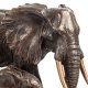 Статуэтка Слон с детенышем Veronese WS-772, увеличенный вид слона