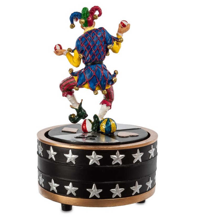 Музыкальная Статуэтка Шут Veronese WS-671, оборотная сторона