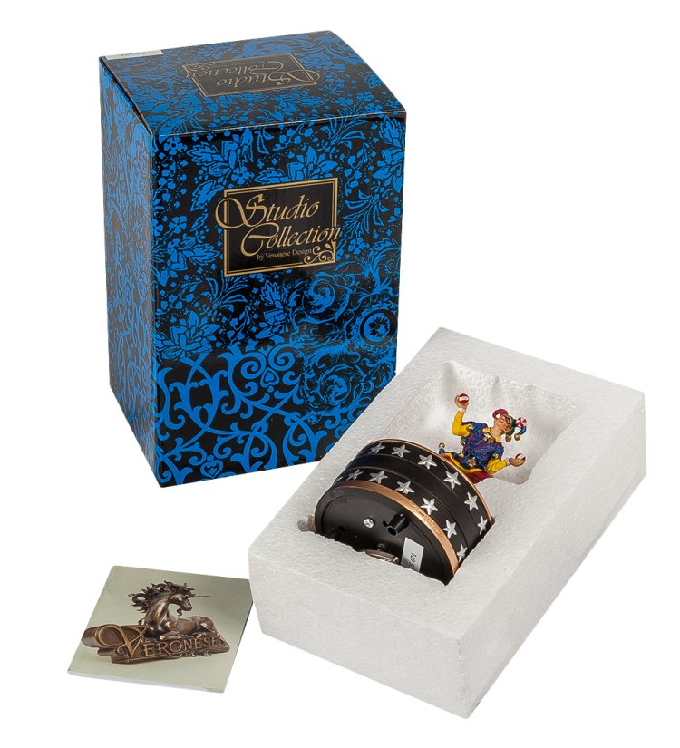 Музыкальная Статуэтка Шут Veronese WS-671, упаковочный вид