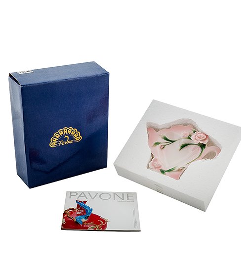 Маленькое декоративное Блюдо из фарфора Роза Pavone FM-08/ 4, упаковочный вид