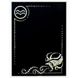 Фоторамка с кристаллами Swarovski - Водолей