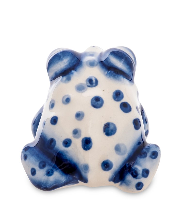 Фигурка Царевна Лягушка Голубая гжель ГЛ-596, фотография со спины